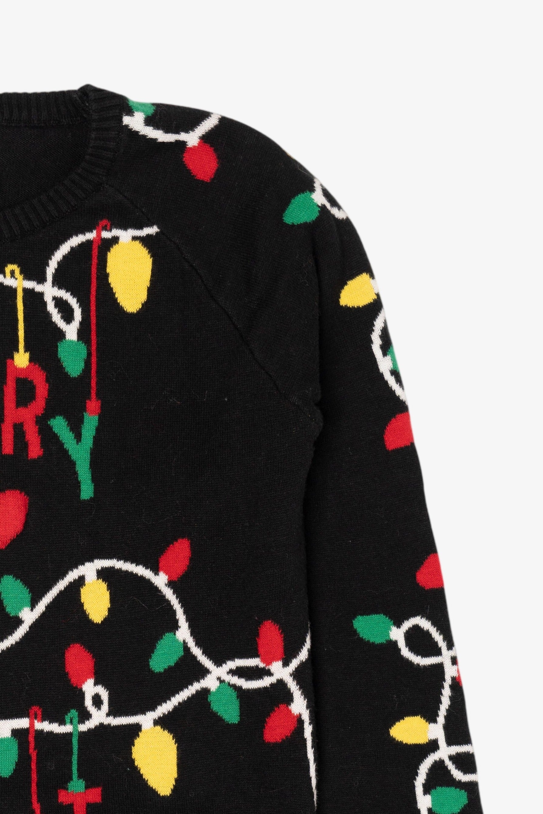 Kids "Merry And Bright" Ugly Christmas Pullover (2010s)