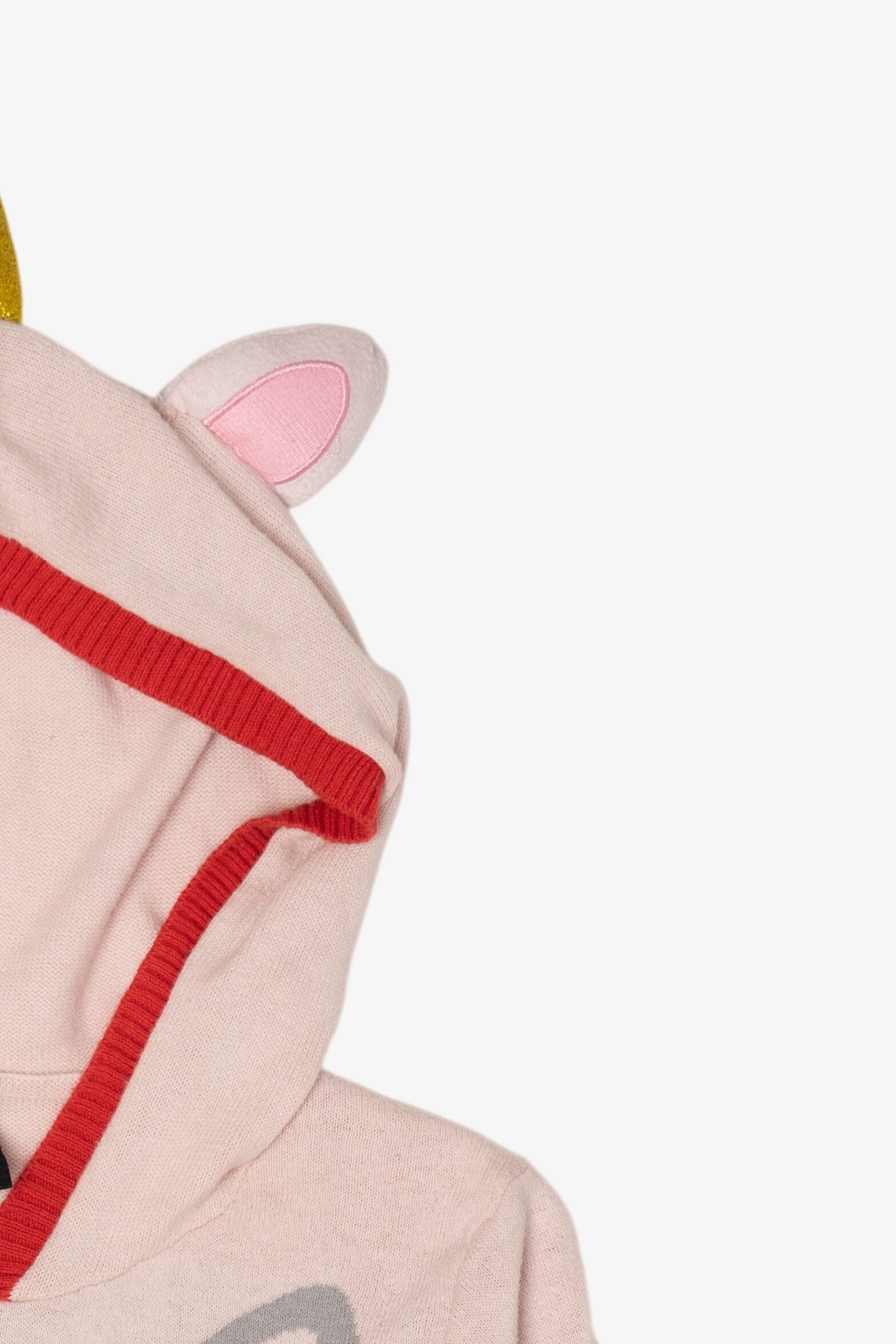 Kids Unicorn Hooded Ugly Christmas Pullover (2010s)