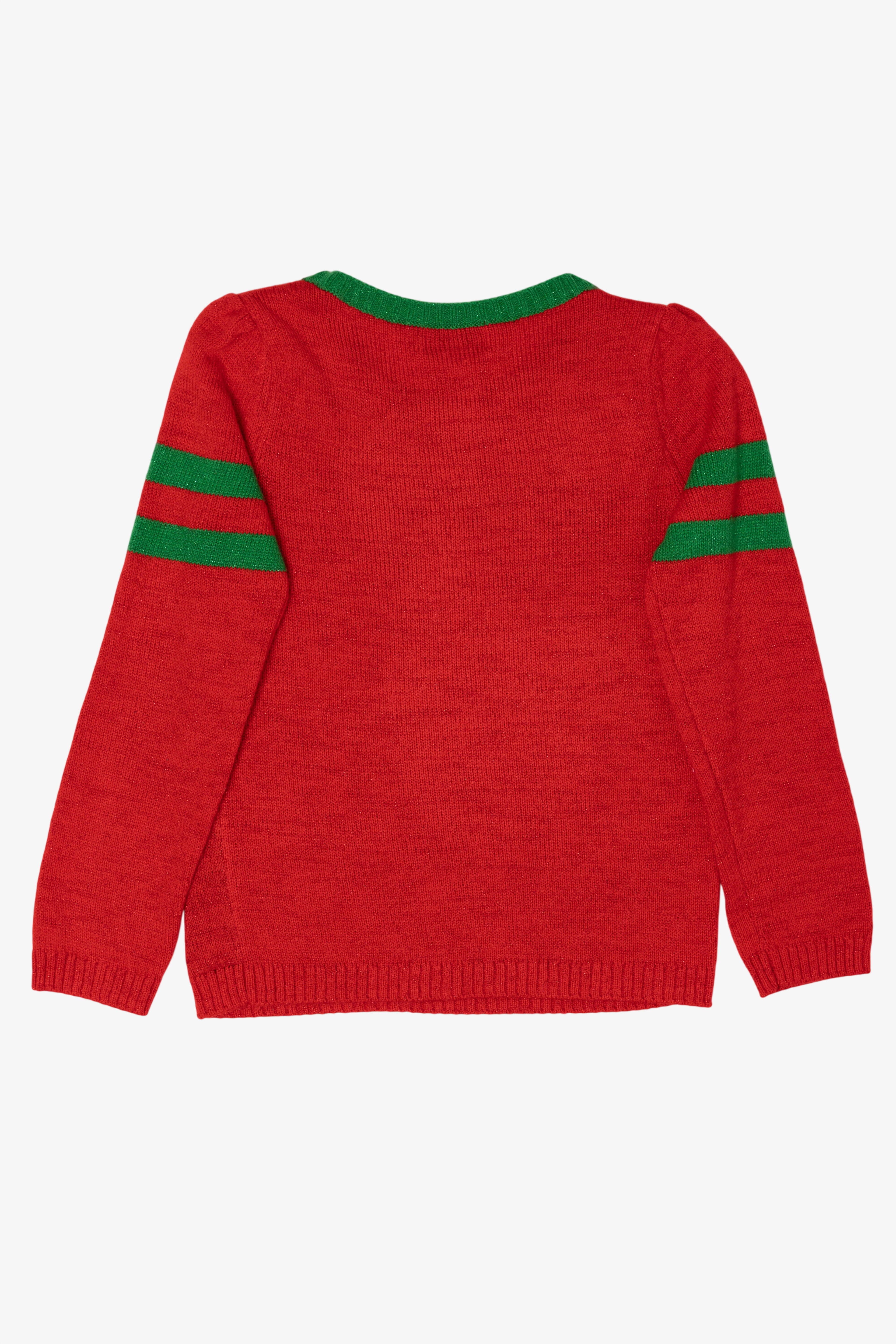 Kids Kobe Girl Bulldog Ugly Christmas Pullover (2010s)