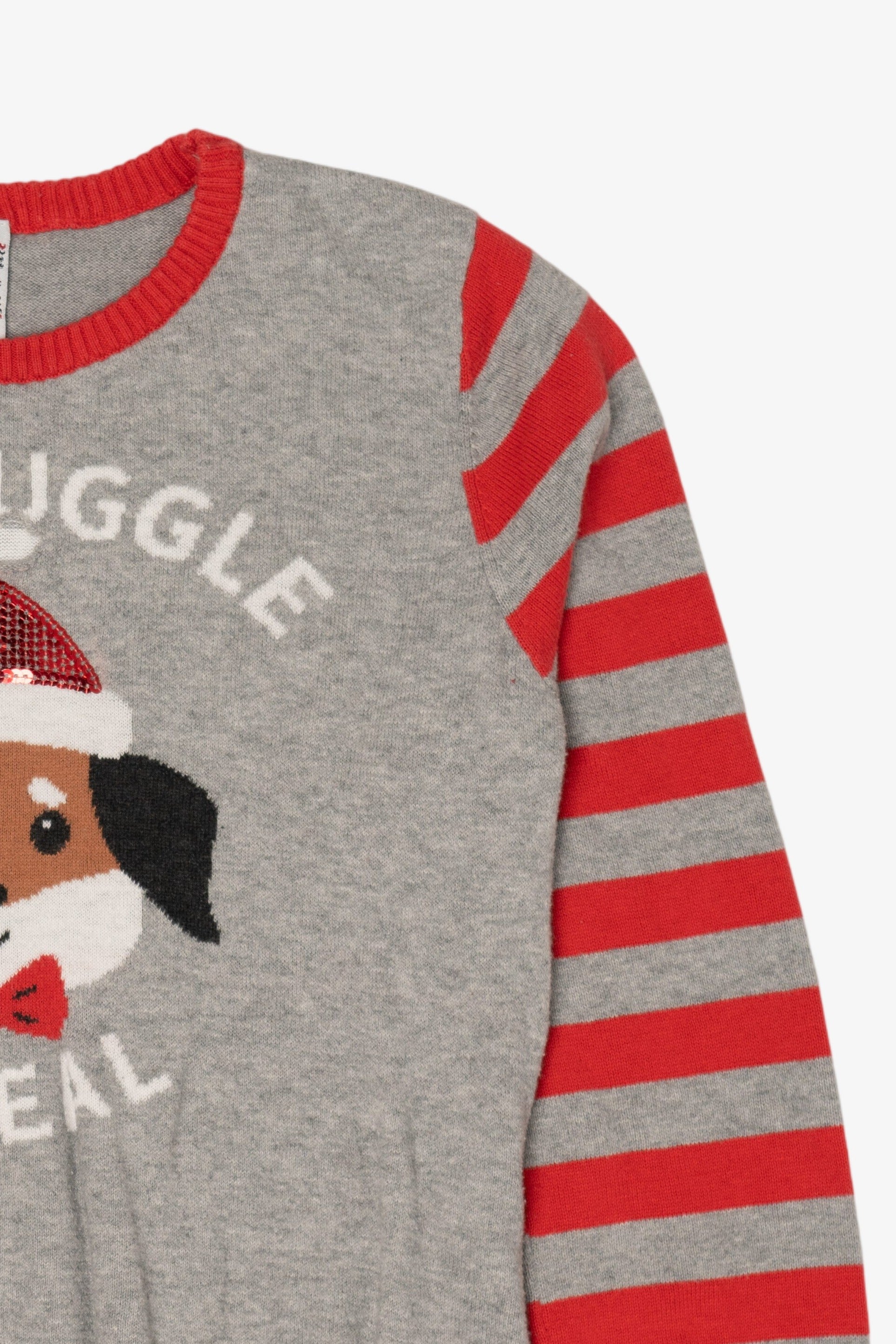 Kids "The Snuggle Is Real" Ugly Christmas Pullover (2010s)