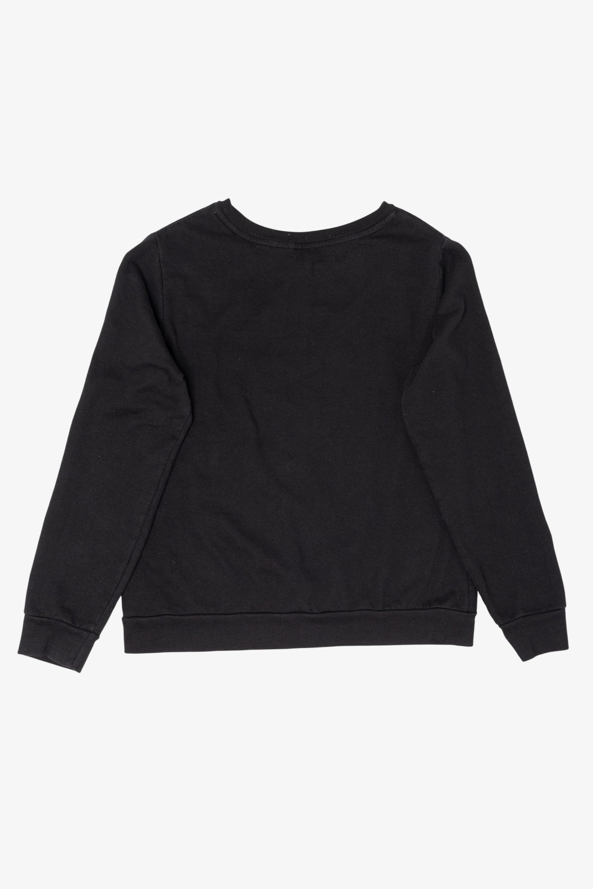 Black Holiday Time Santa "Believe" Ugly Christmas Sweatshirt (2010s)