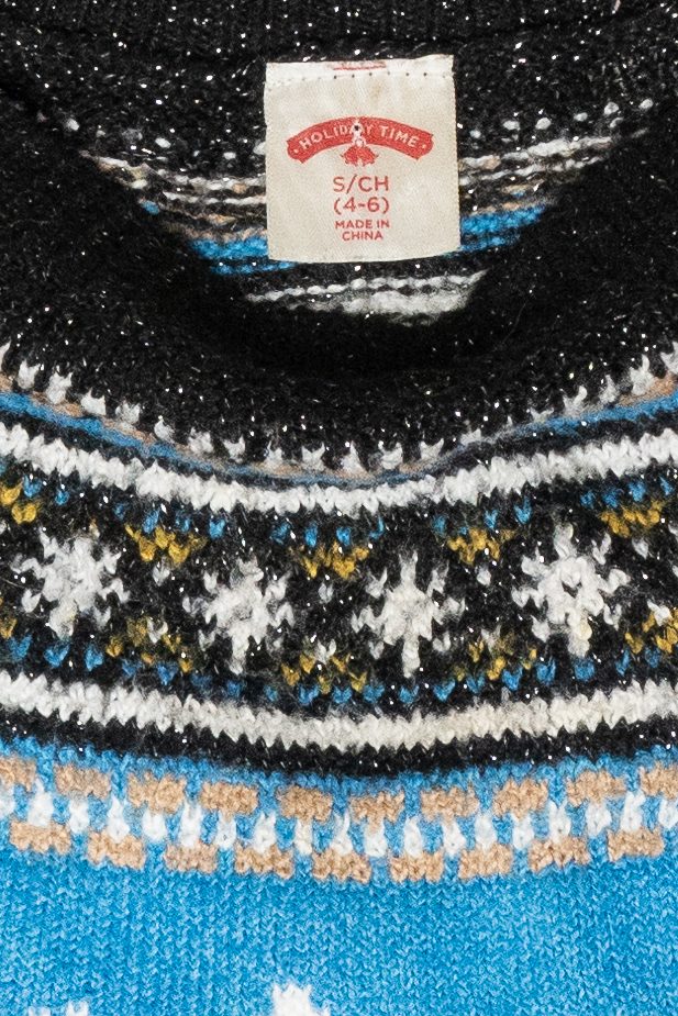 Polar Bears Scarves Ugly Christmas Sweater (2010s)