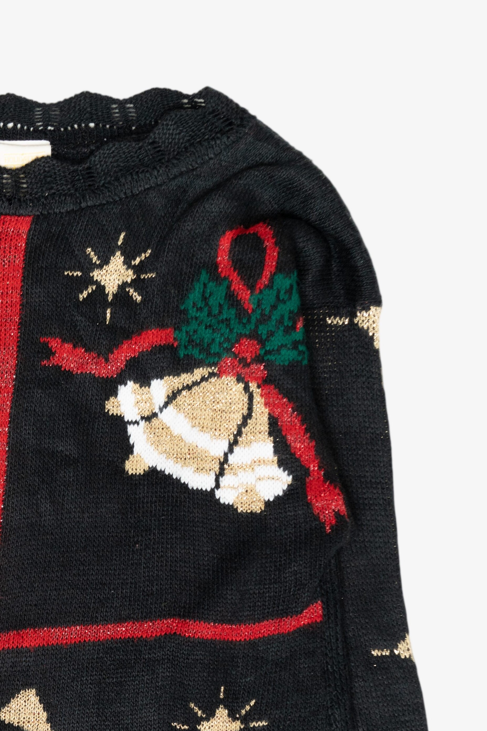 Icon Grid Vintage Ugly Christmas Pullover Sweater (1980s)