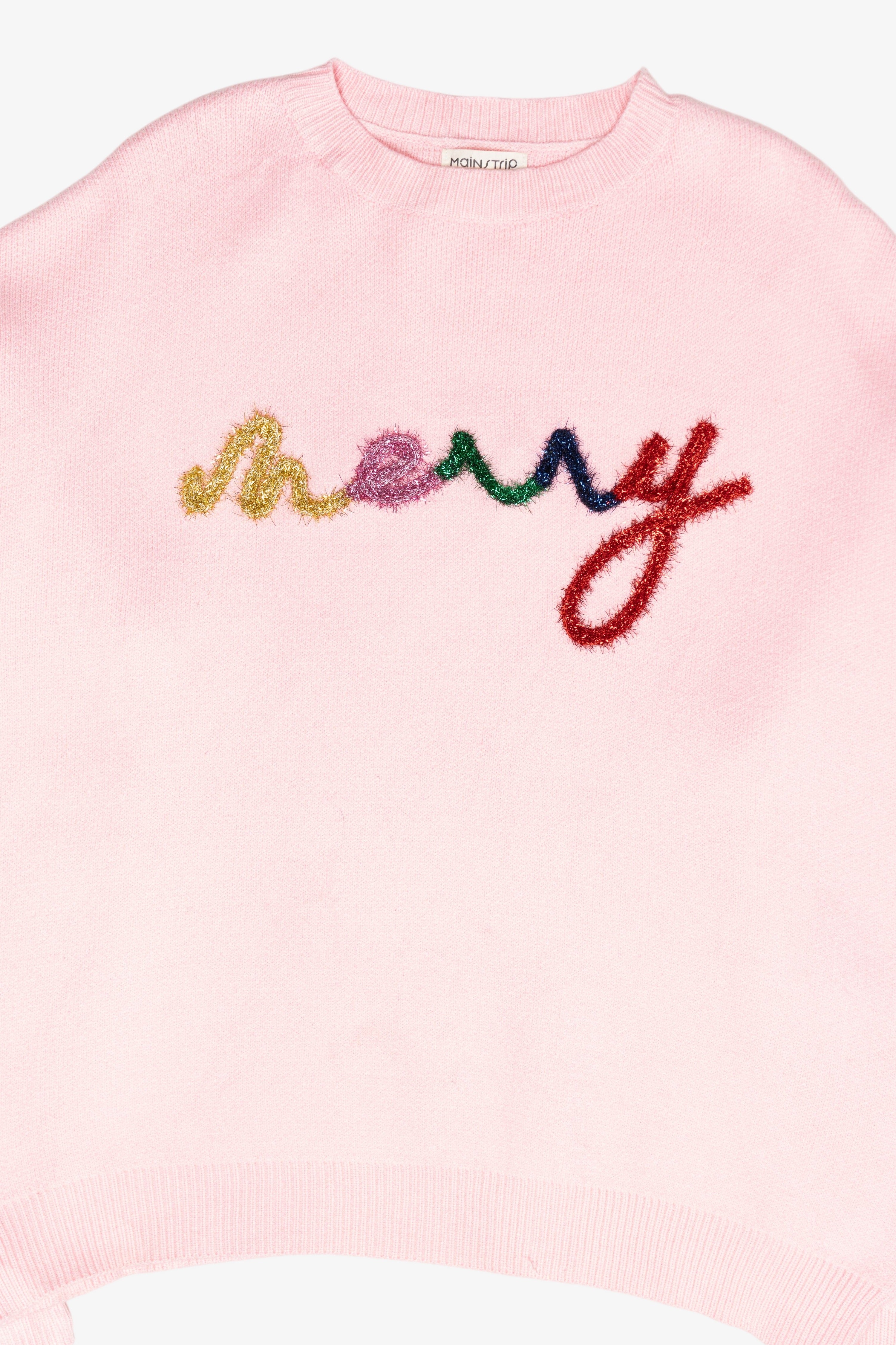 Merry Tinsel Ugly Christmas Pullover Sweater (2010s)