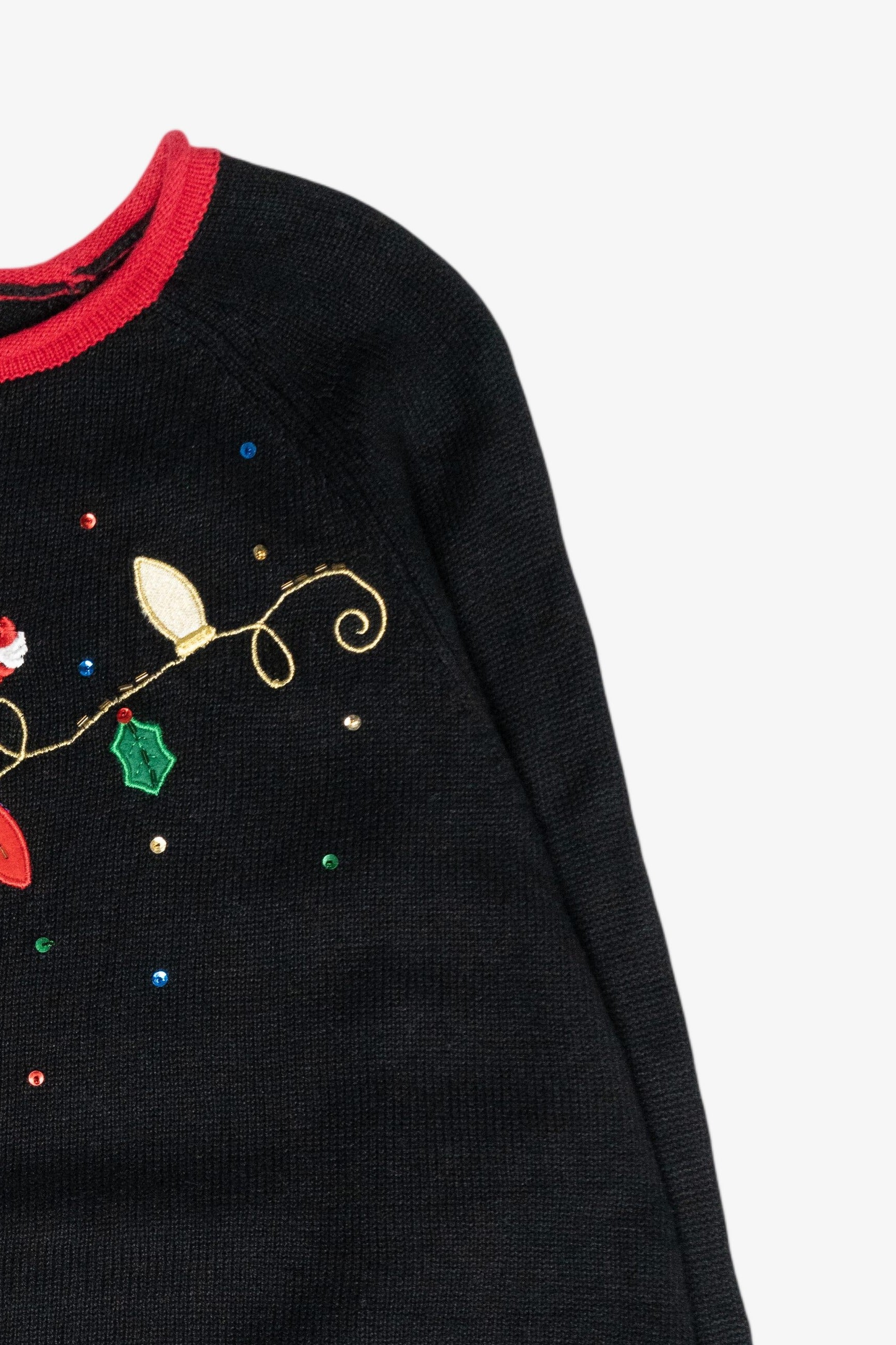 Majestic Reindeer Vintage Ugly Christmas Sweater (2000s)
