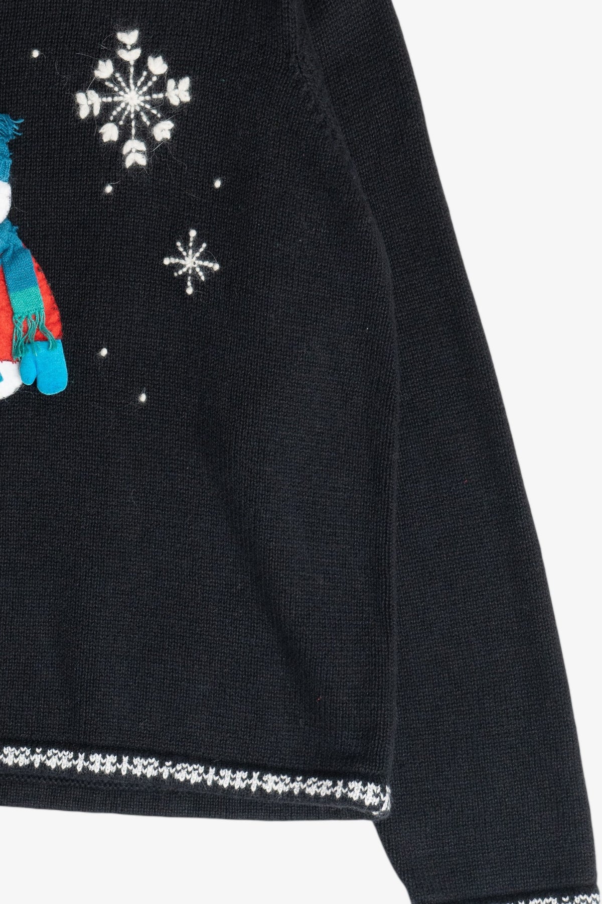 Vintage Snowman Ugly Christmas Sweater (1990s)