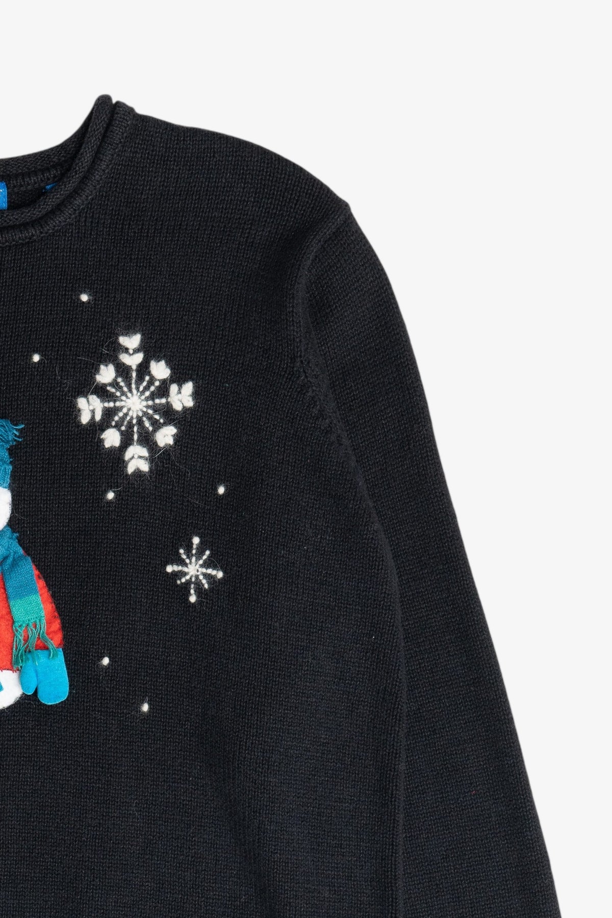 Vintage Snowman Ugly Christmas Sweater (1990s)