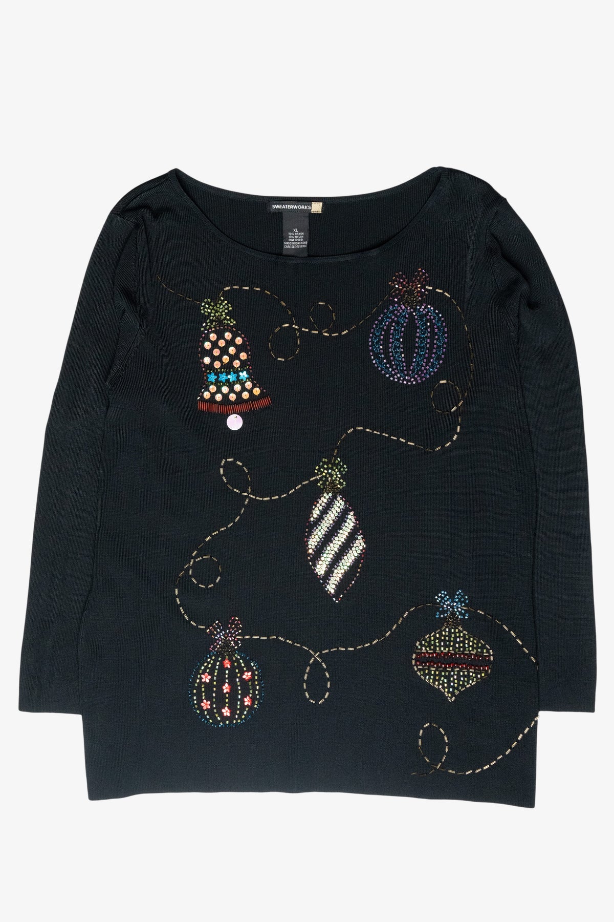 Ornaments Vintage Ugly Christmas Pullover (2000s)