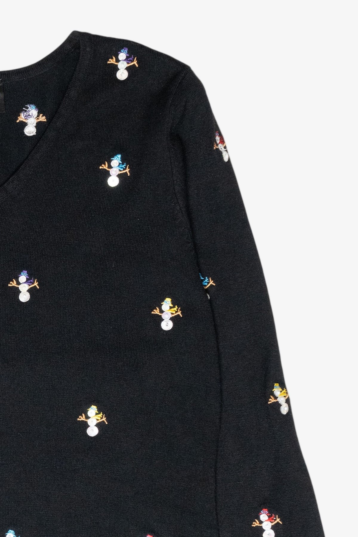 Mini Snowmen Vintage Ugly Christmas Pullover (2000s)
