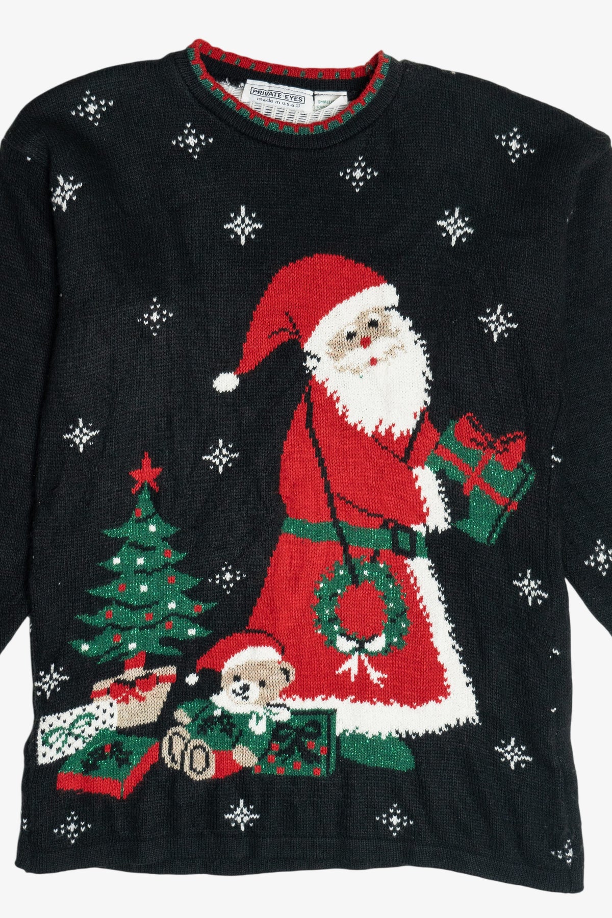 Vintage Santa Ugly Christmas Sweater (1980s)
