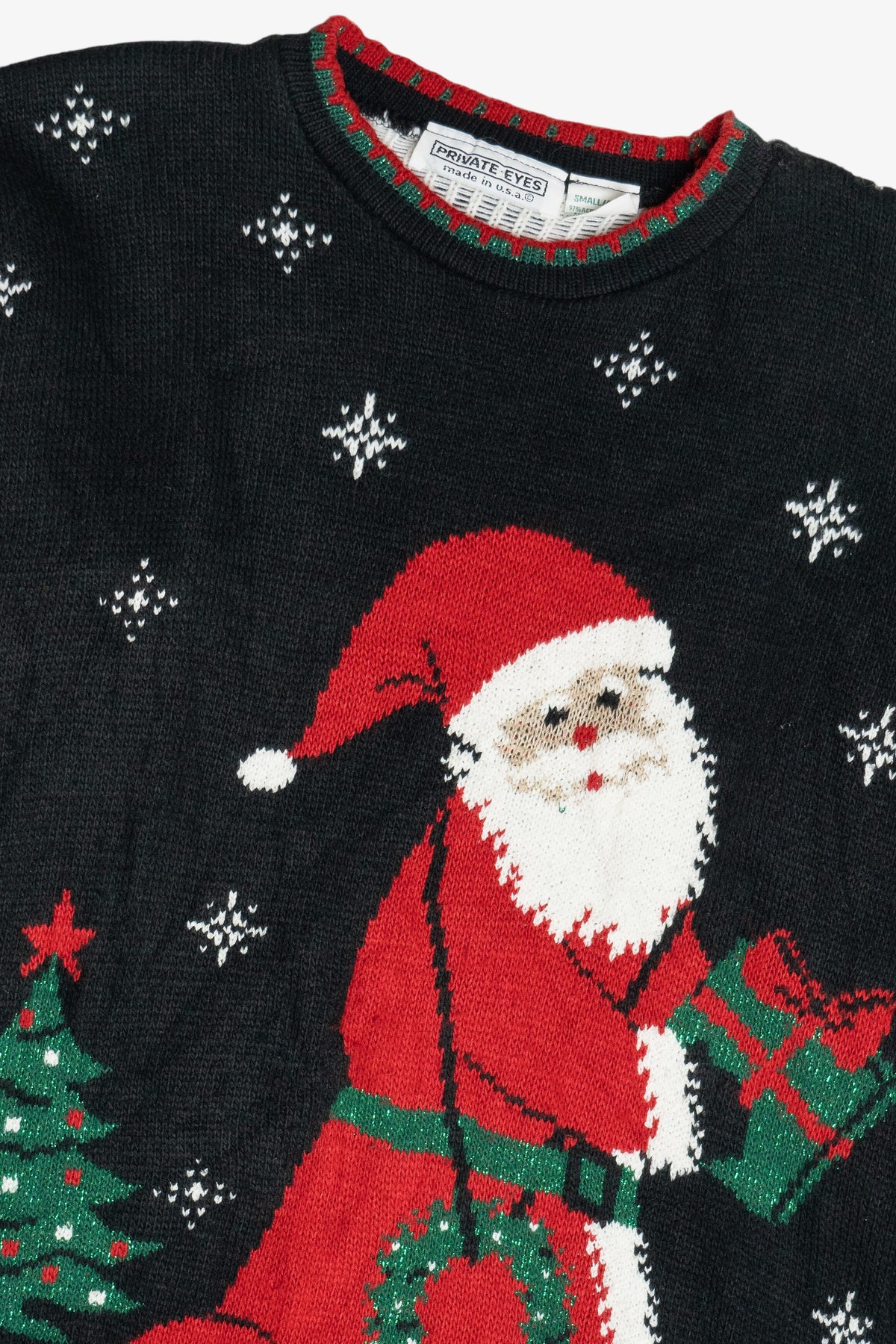 Vintage Santa Ugly Christmas Sweater (1980s)