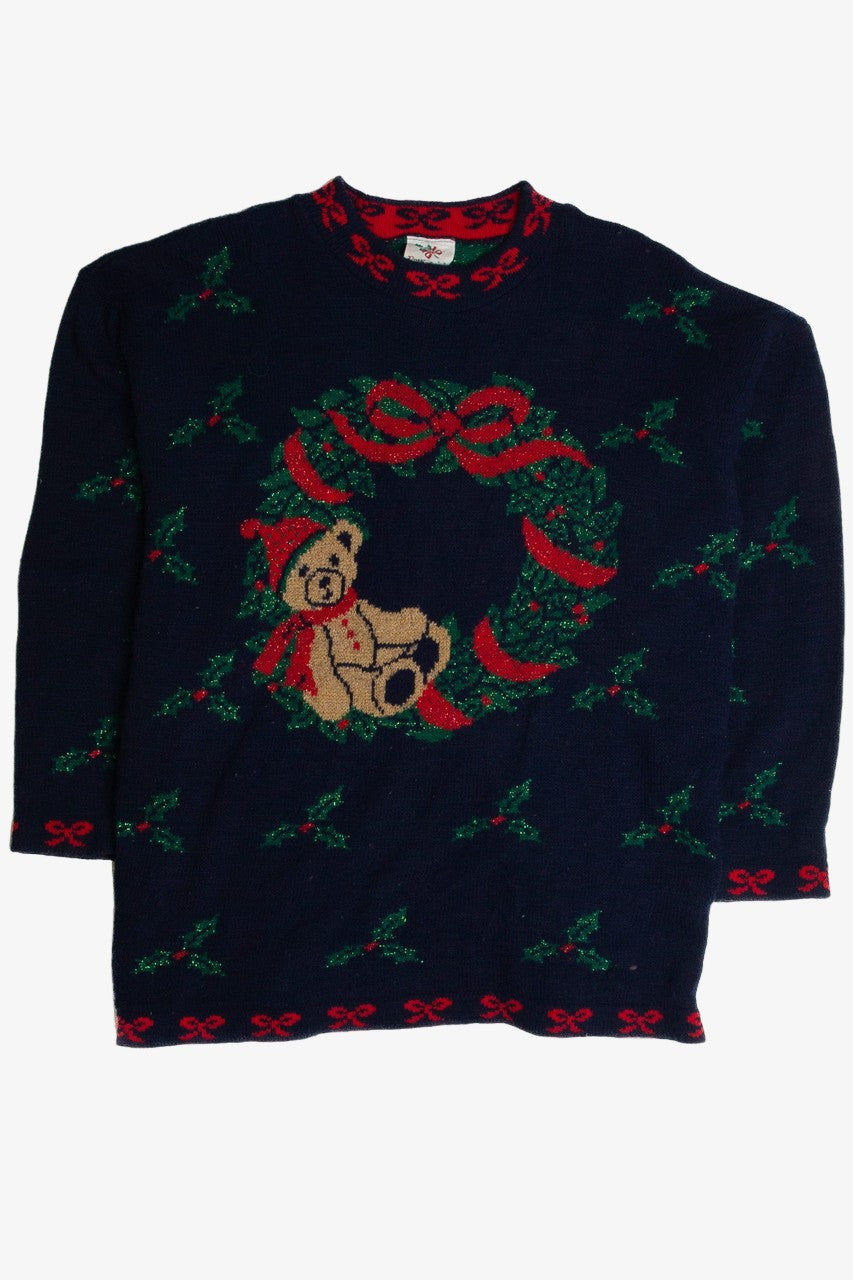 Vintage Black Ugly Christmas Sweater 62720