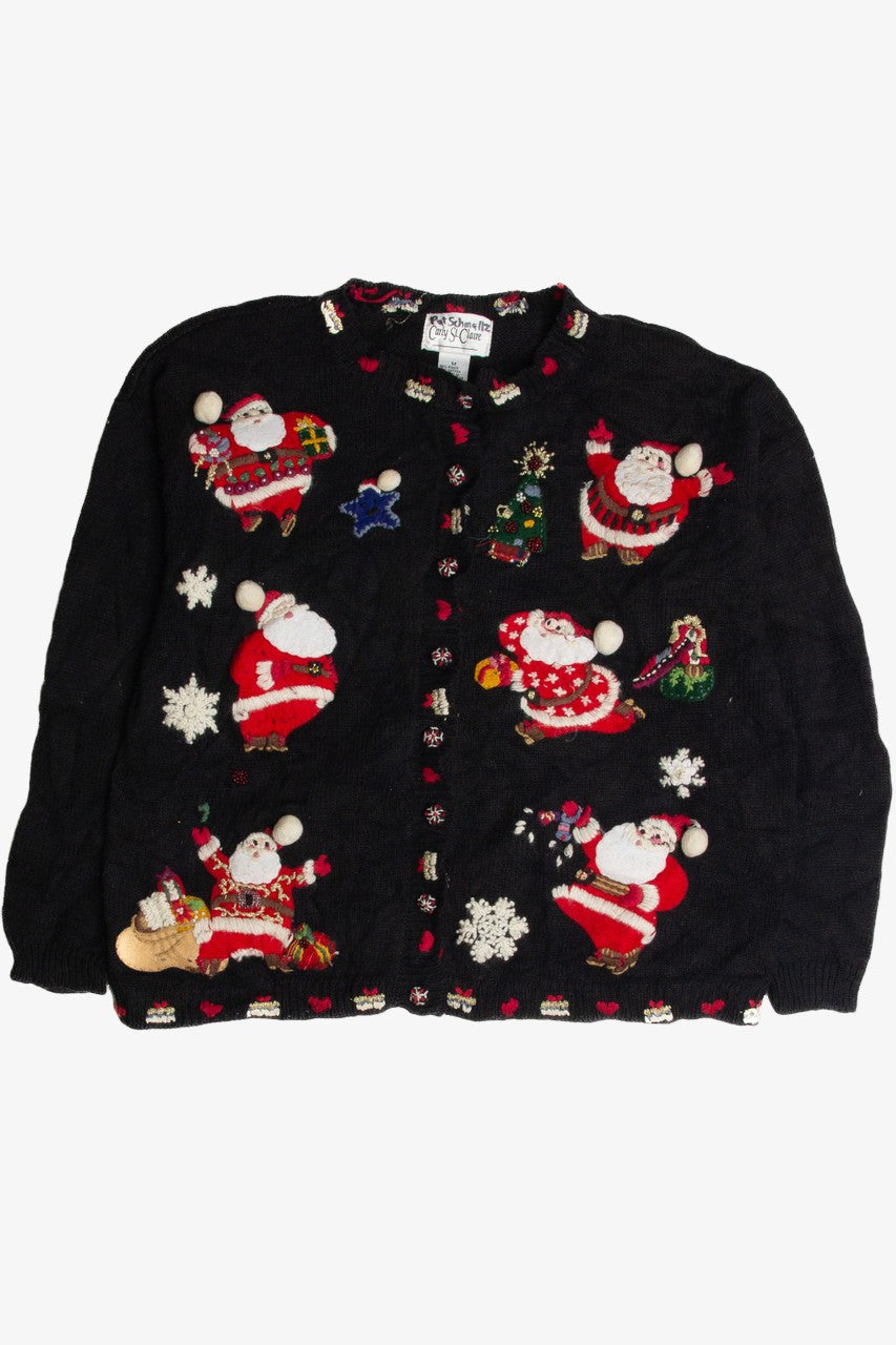 Vintage Black Ugly Christmas Cardigan 59669