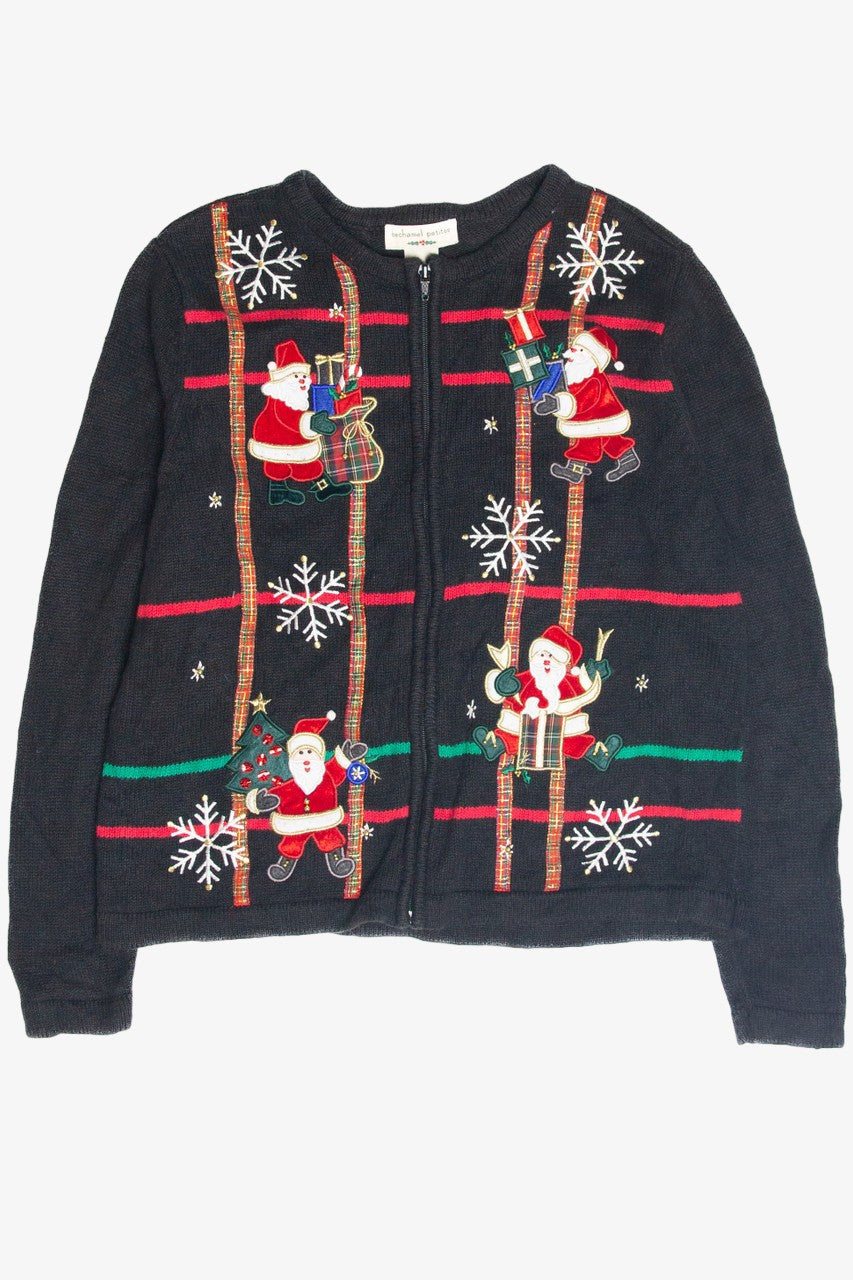 Vintage Black Ugly Christmas Cardigan 63379