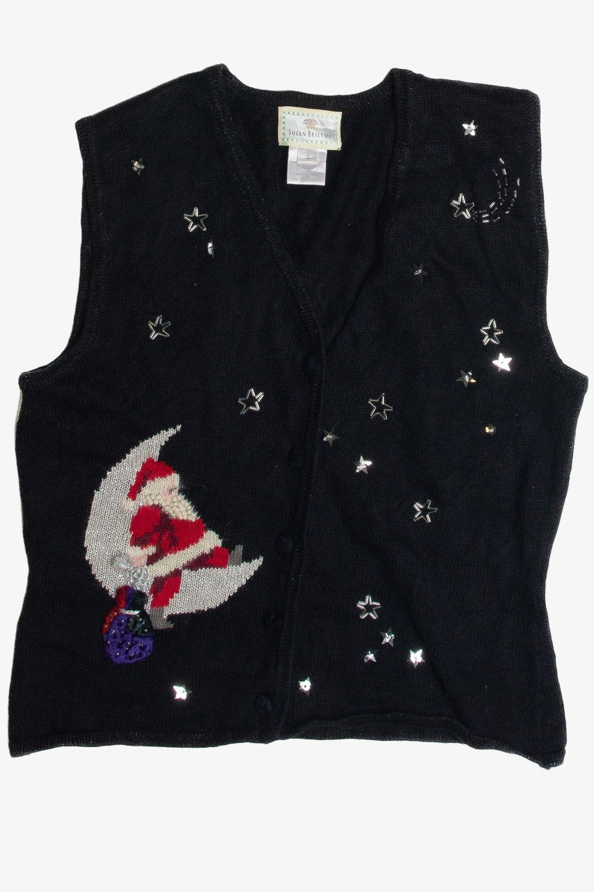 Vintage Black Ugly Christmas Vest 62280