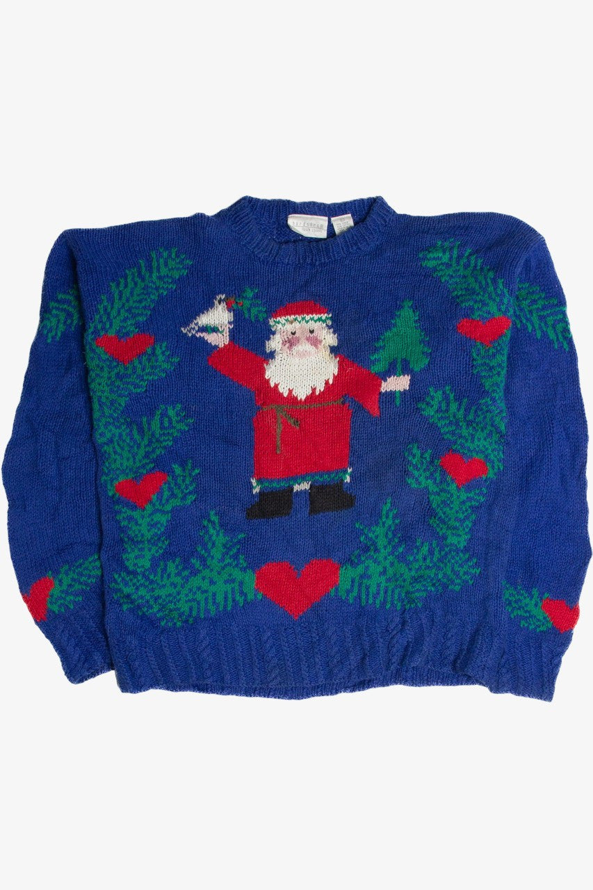 Vintage Blue Ugly Christmas Sweater 62820