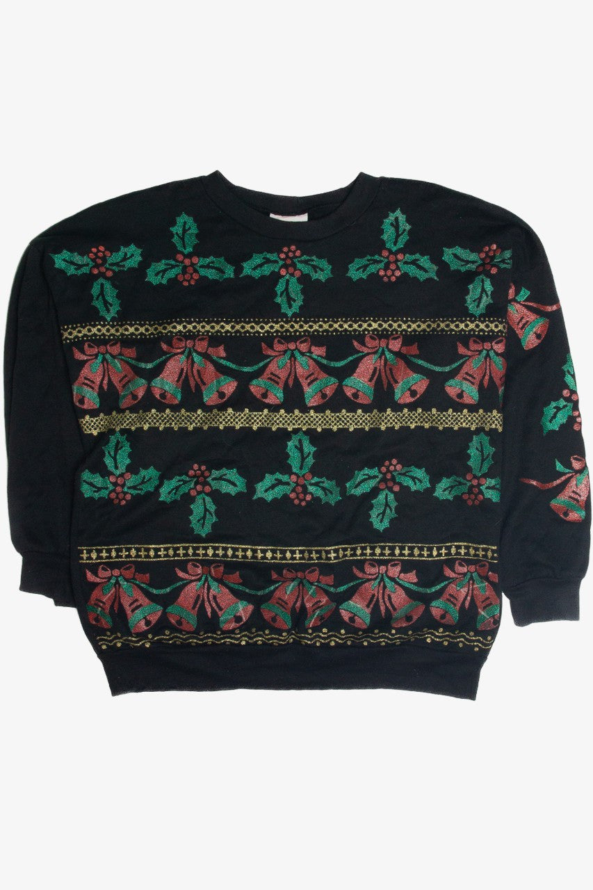 Vintage Black Ugly Christmas Sweatshirt 60987
