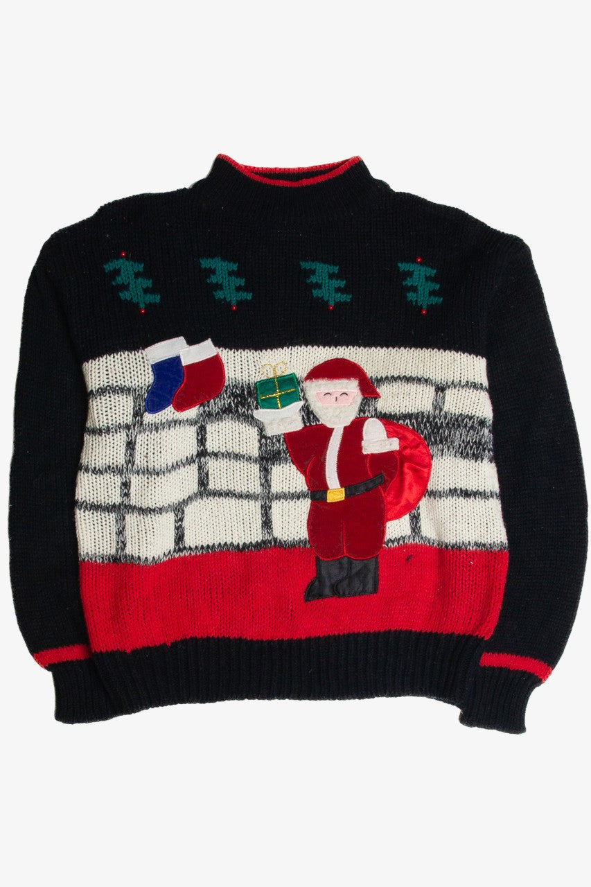 Vintage Black Ugly Christmas Sweater 62760