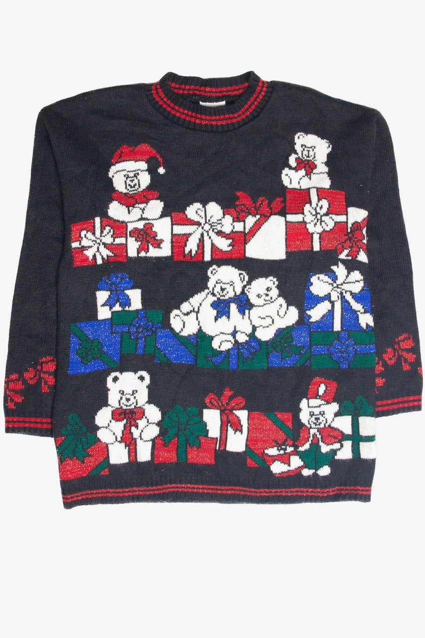 Vintage Black Ugly Christmas Pullover 63266