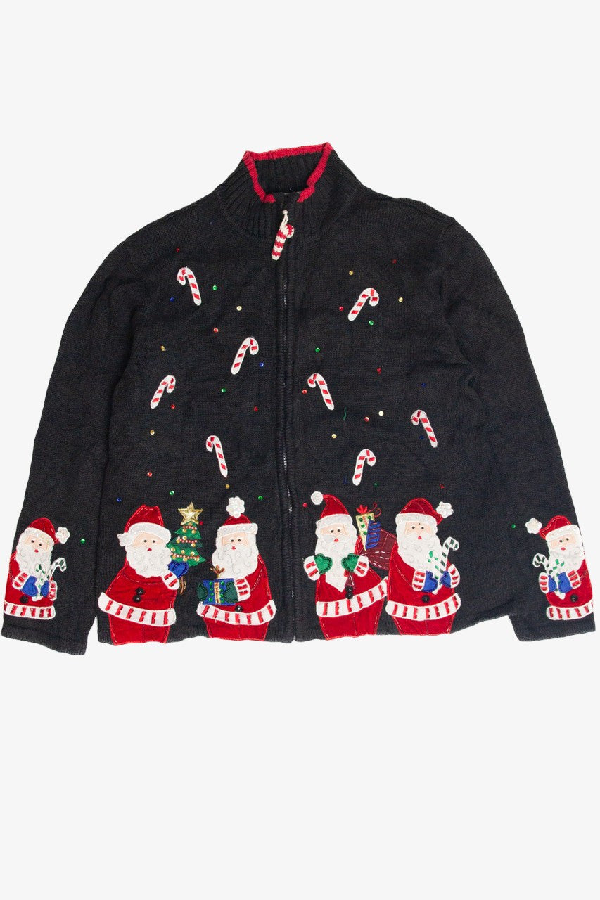 Vintage Black Ugly Christmas Cardigan 63334