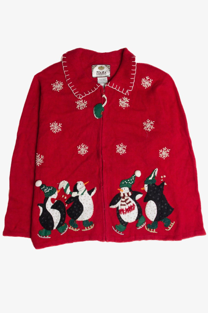 Vintage Red Ugly Christmas Cardigan 62770