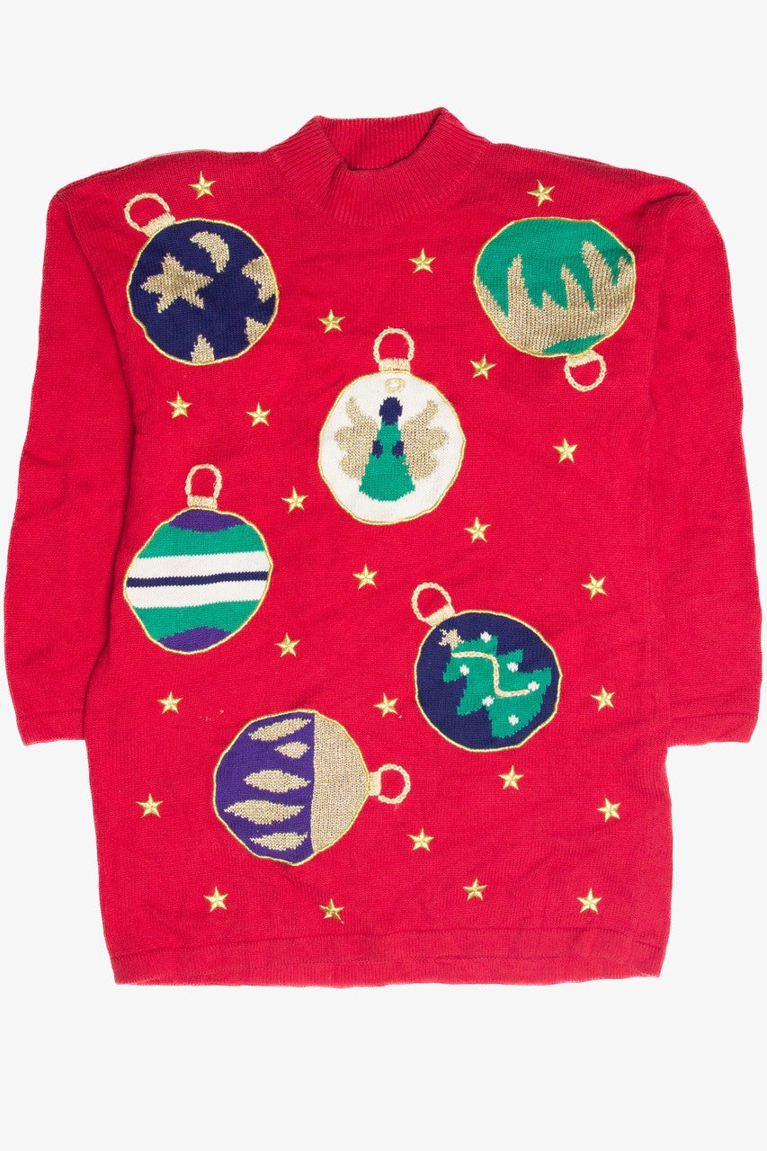 Vintage Red Ugly Christmas Pullover 63298