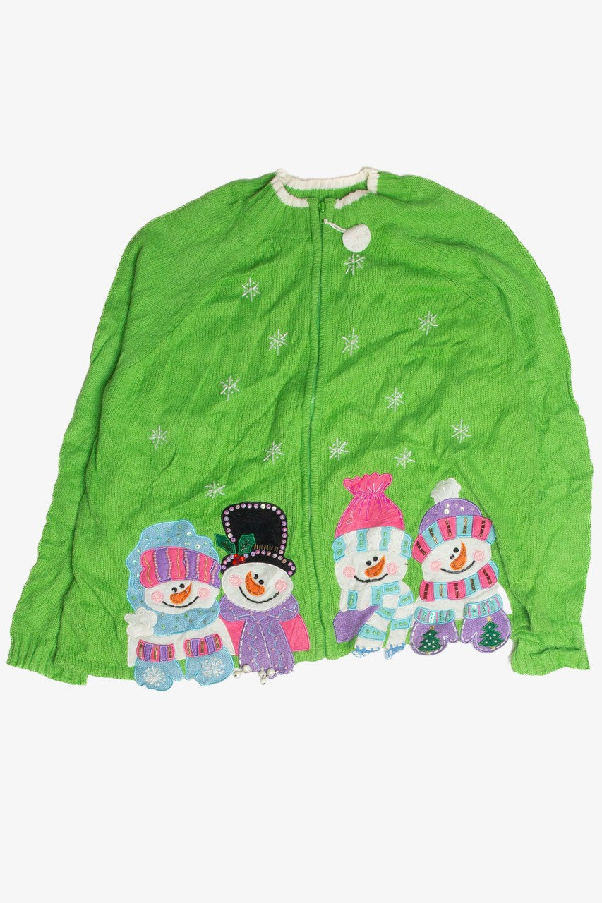 Vintage Green Ugly Christmas Cardigan 59918