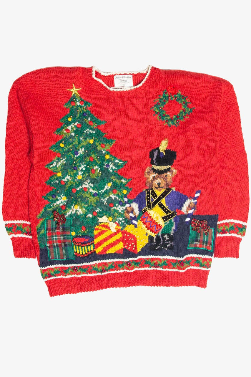 Vintage Red Ugly Christmas Pullover 63264