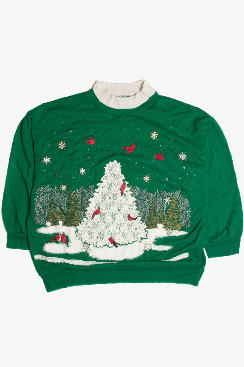Vintage Green Christmas Sweatshirt 62502