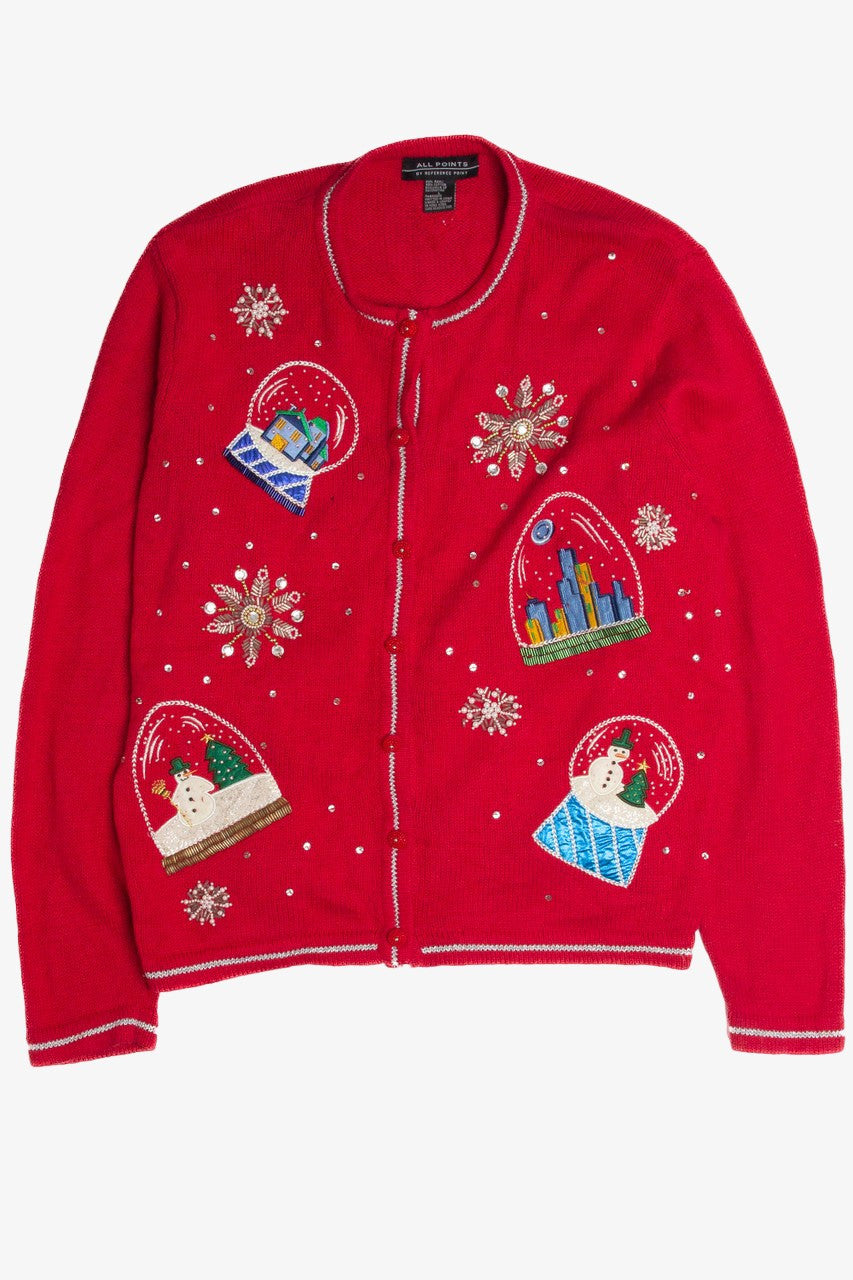 Vintage Red Ugly Christmas Cardigan 62648