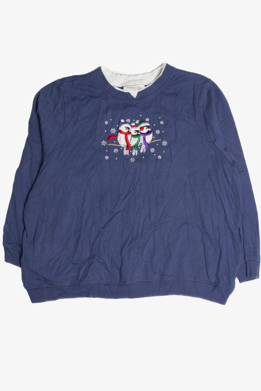 Vintage Blue Ugly Christmas Sweatshirt 62678