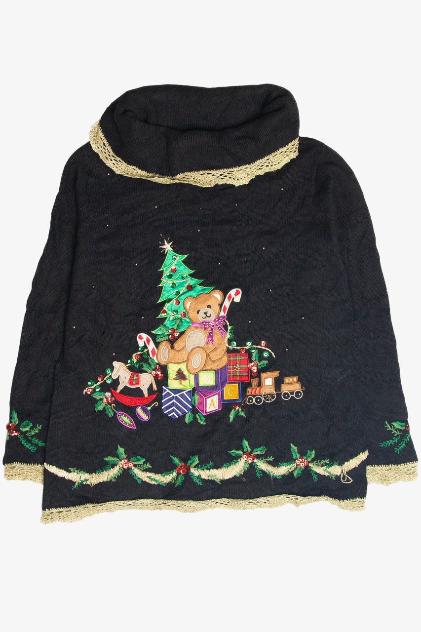 Vintage Black Ugly Christmas Pullover 63278