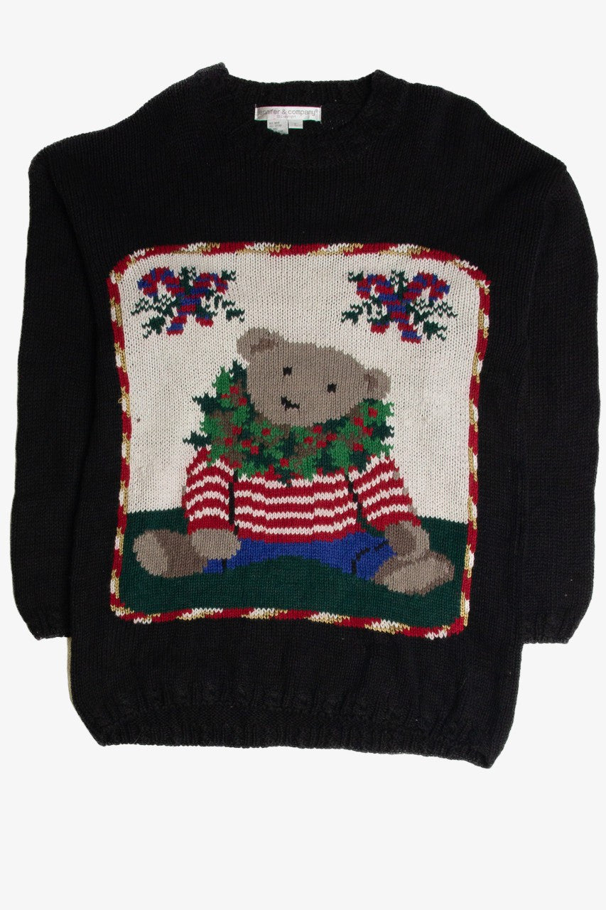 Vintage Black Ugly Christmas Sweater 62729