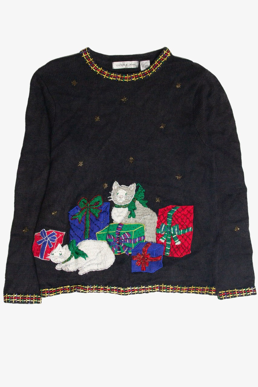 Vintage Black Ugly Christmas Pullover 63339