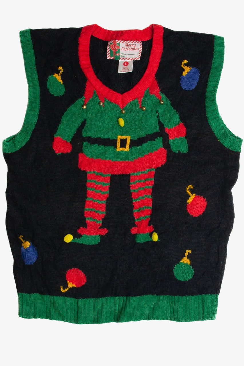 Vintage Elf Ugly Christmas Vest 59750
