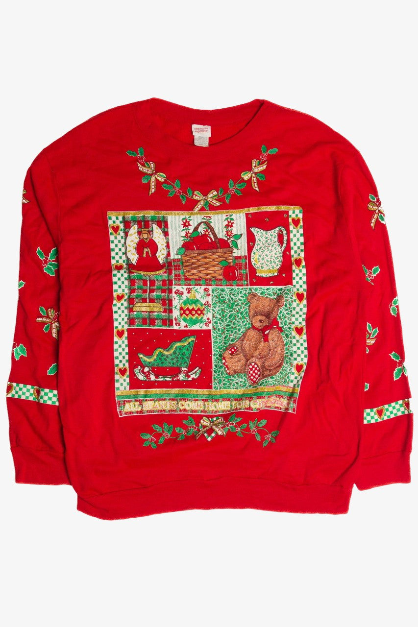 Vintage Red Christmas Sweatshirt 62480