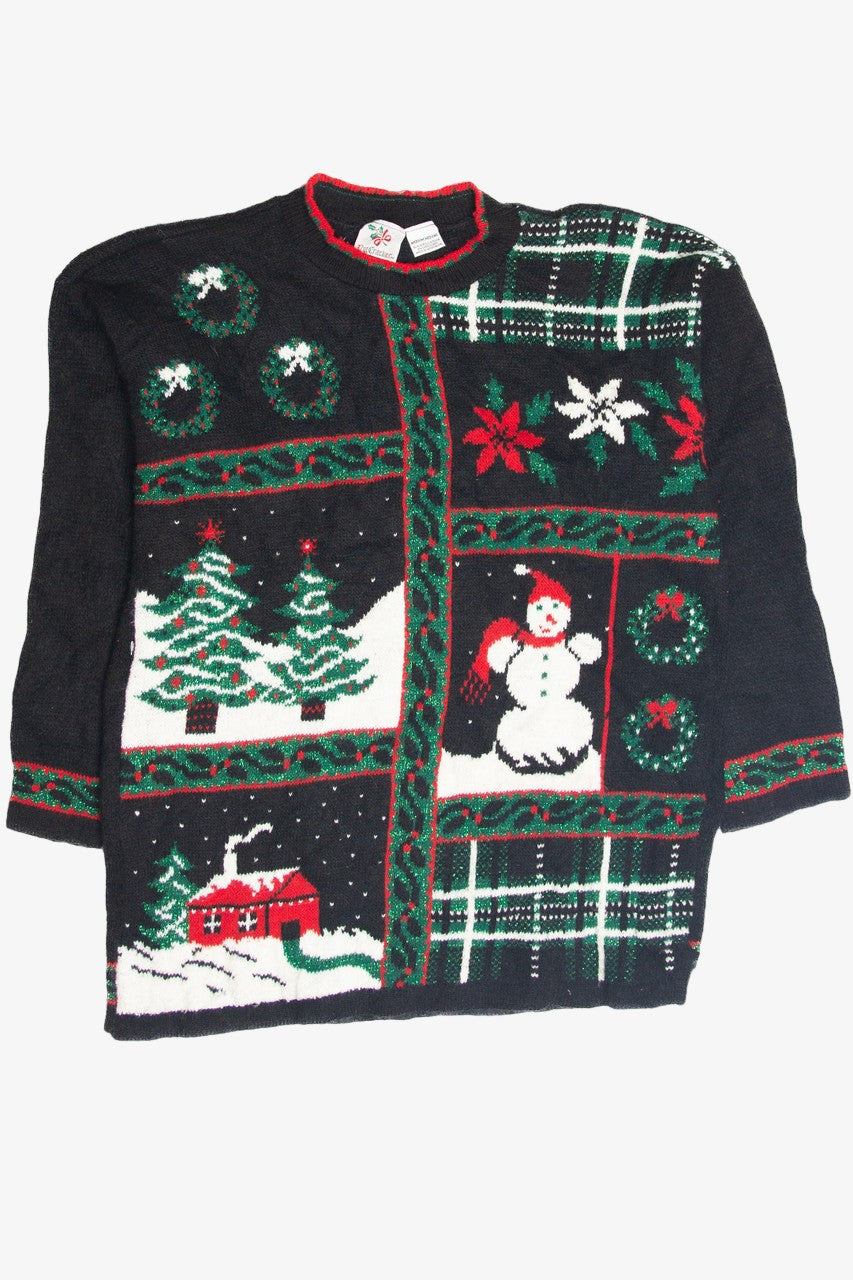 Vintage Black Ugly Christmas Pullover 63275
