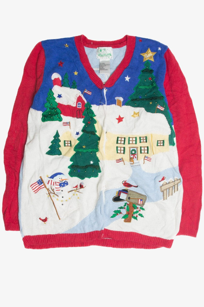 Vintage USA Ugly Christmas Cardigan 59924