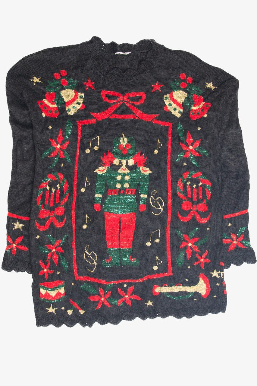 Vintage Black Ugly Christmas Pullover 63222
