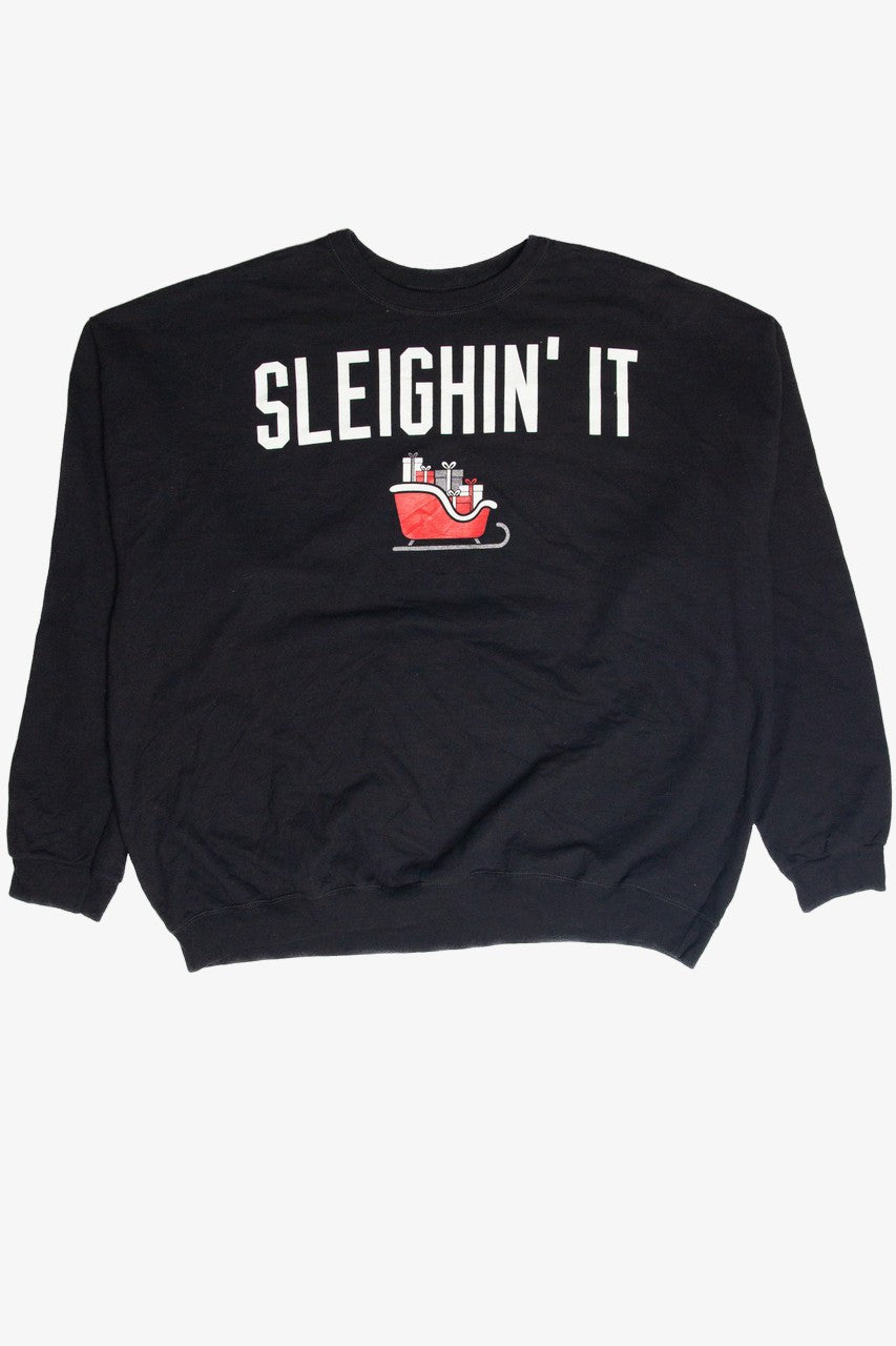 "Sleighin' It" Holiday Sweatshirt
