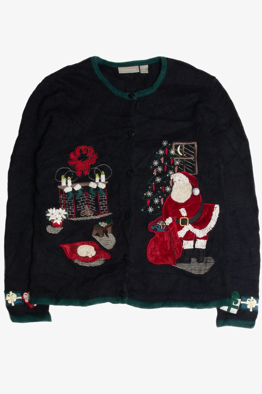 Vintage Black Ugly Christmas Cardigan 62847