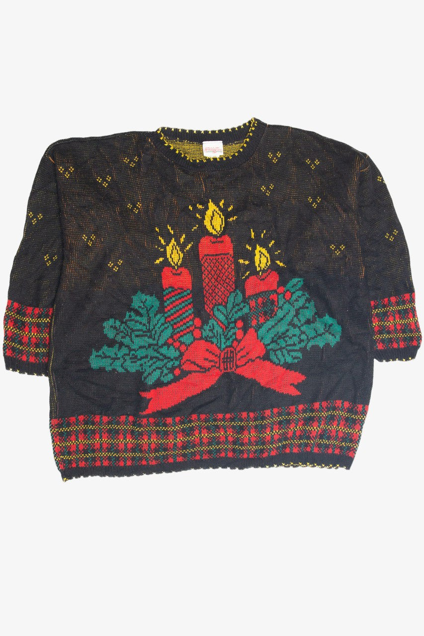 Vintage Black Ugly Christmas Pullover 63236
