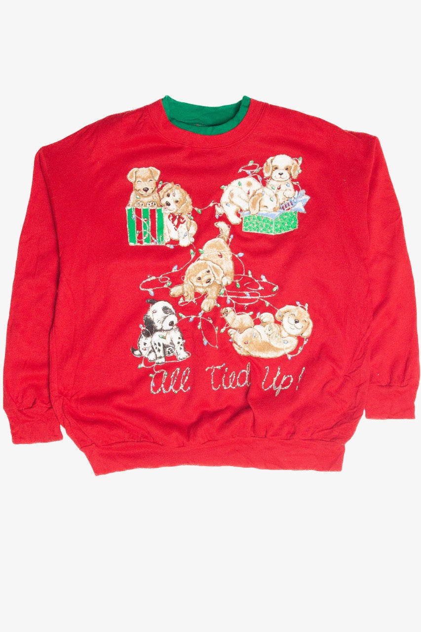 Vintage Red Holiday Sweatshirt 63149