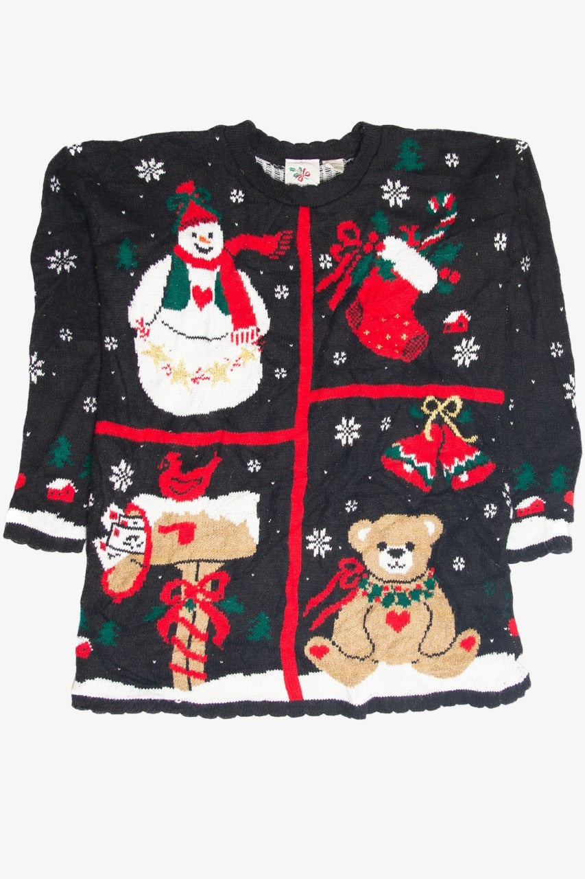 Vintage Black Ugly Christmas Pullover 63188
