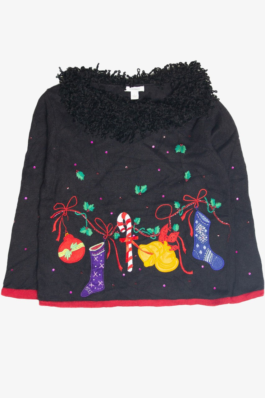 Vintage Black Ugly Christmas Pullover 63165