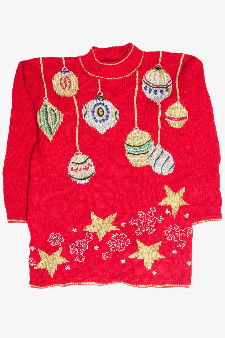 Vintage Red Ugly Christmas Pullover 63359