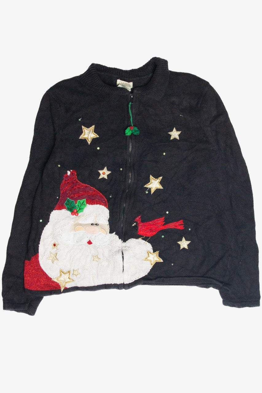 Vintage Black Ugly Christmas Cardigan 63199