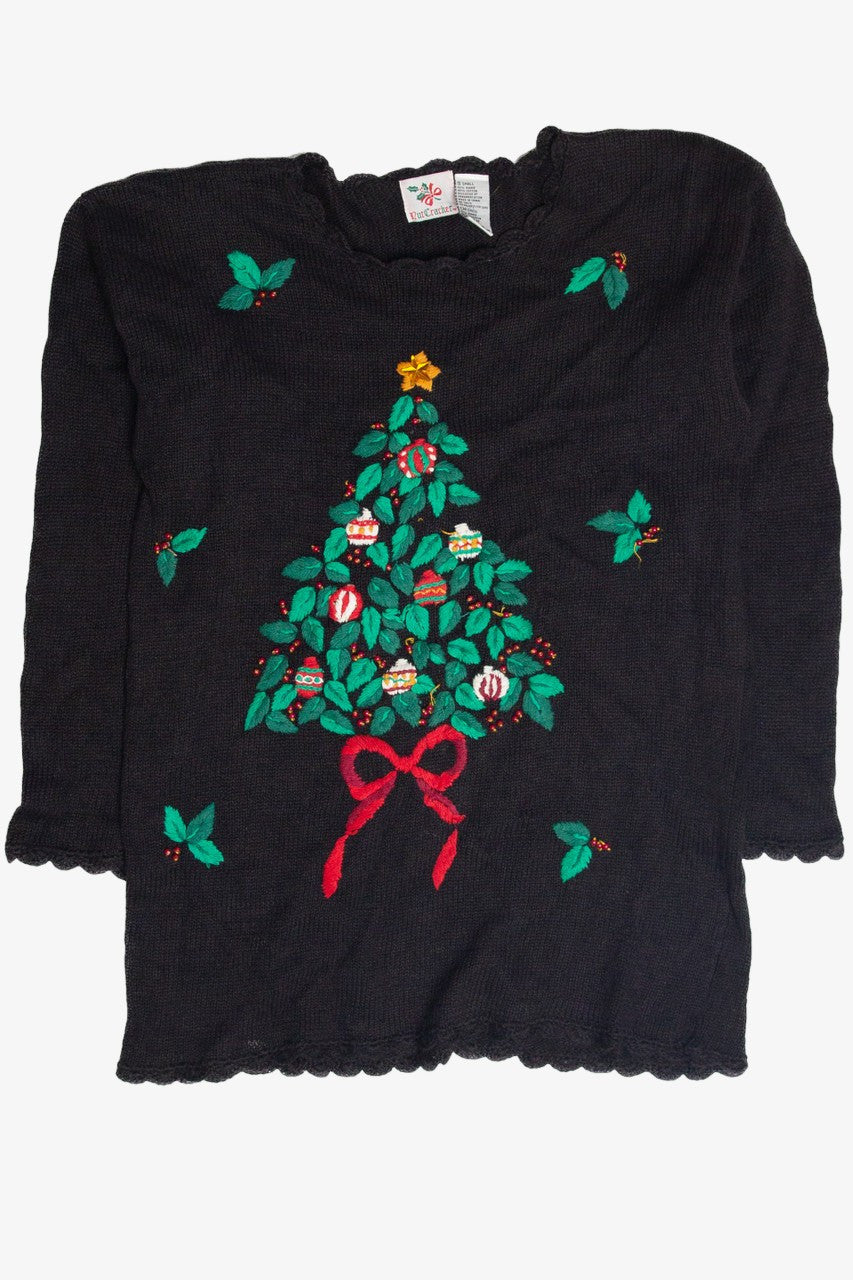 Vintage Black Ugly Christmas Pullover 63415