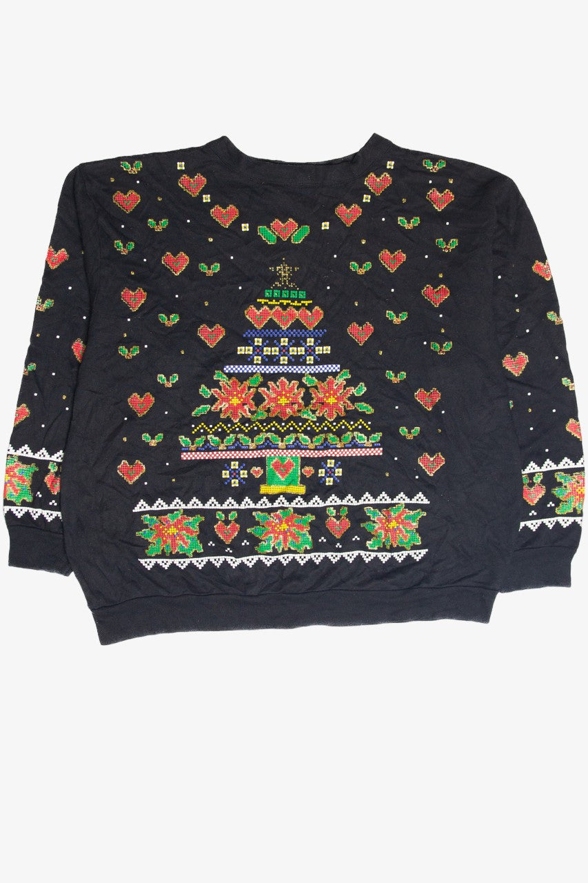 Vintage Black Holiday Sweatshirt 63057