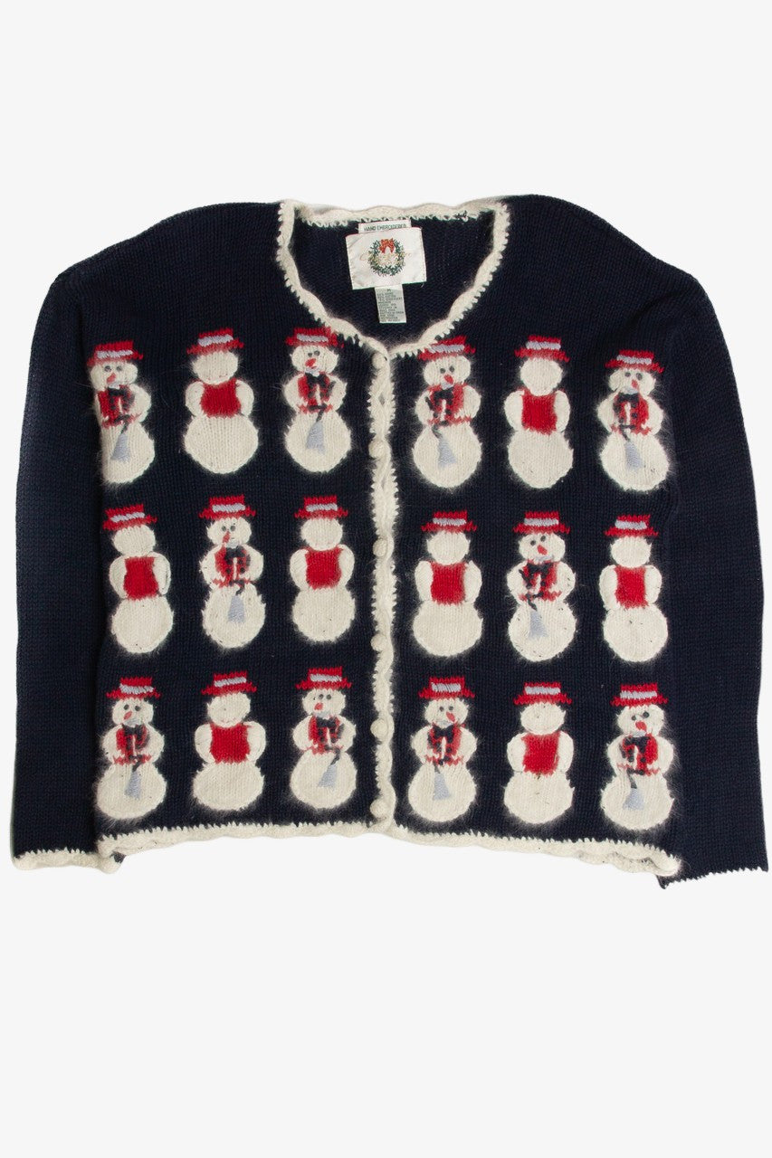 Vintage Black Ugly Christmas Cardigan 62765